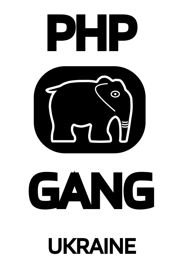 Принт PHP GANG BLACK. Принт PHP GANG BLACK.