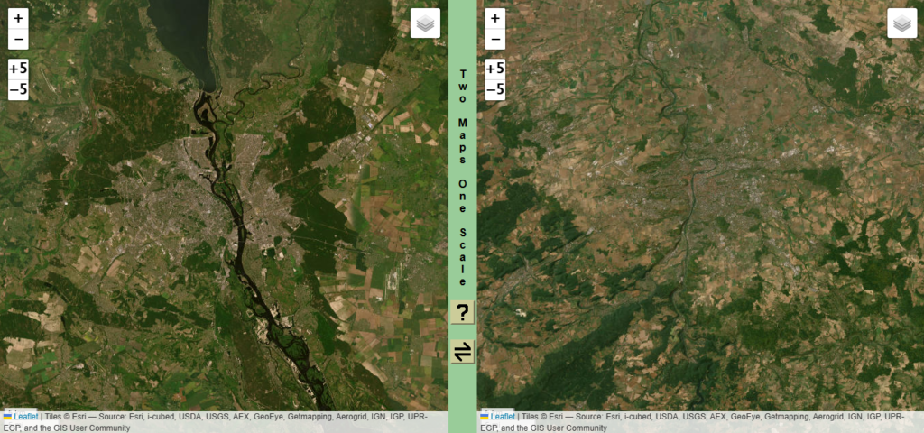 Київ vs Прага - супутникові знімки. Київ vs Прага - супутникові знімки.
